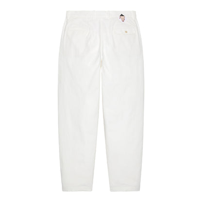 TWO TUCK PANTS WHITE