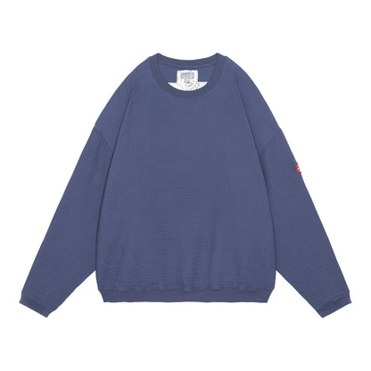 AS 1Tower GAUZE CREW NECK (NAVY)