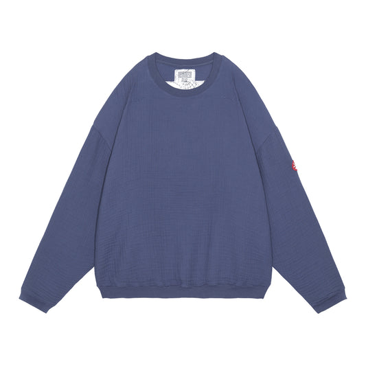 AS 1Tower GAUZE CREW NECK (NAVY)