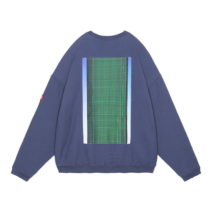AS 1Tower GAUZE CREW NECK (NAVY)