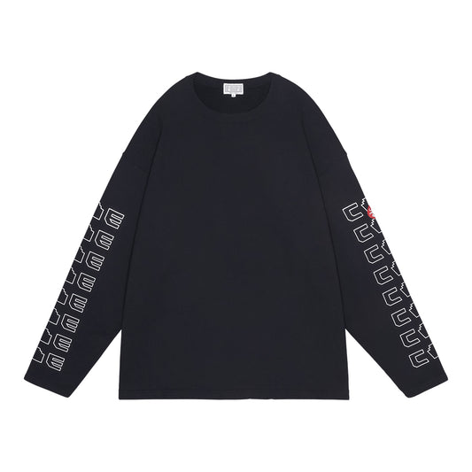 C凸E LONG SLEEVE(BLACK)