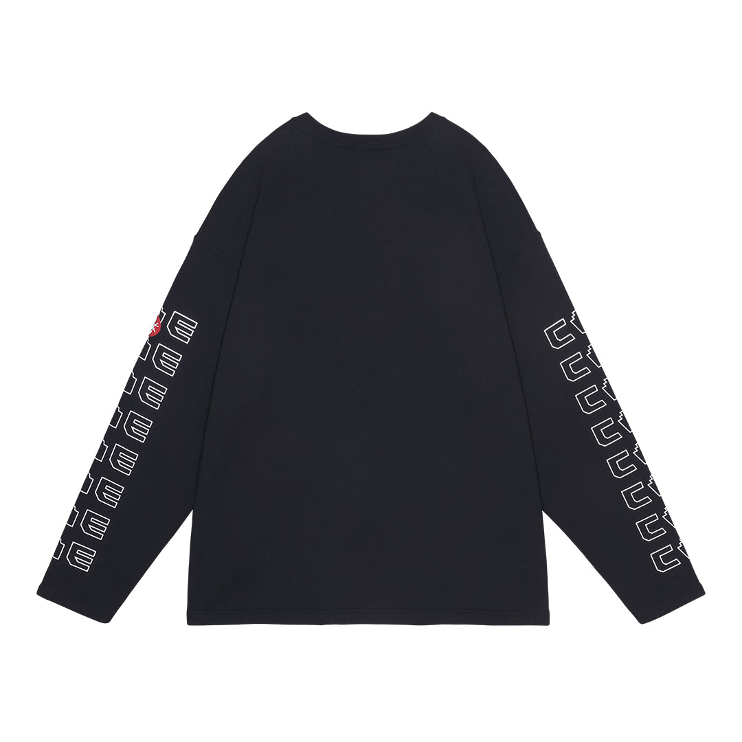 C凸E LONG SLEEVE(BLACK)