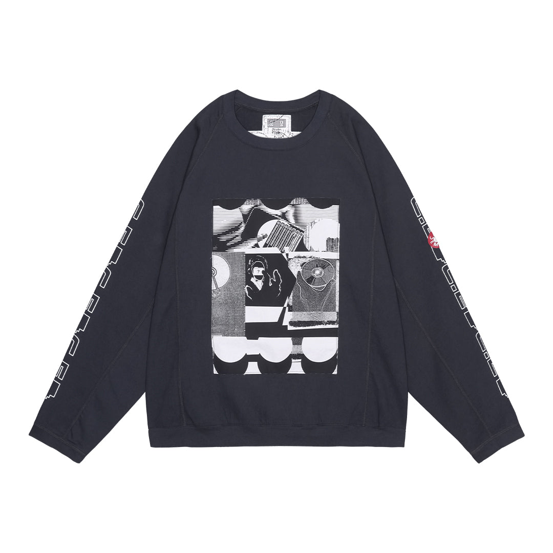 MD P2P RAGLAN LONG SLEEVE(CHARCOAL)