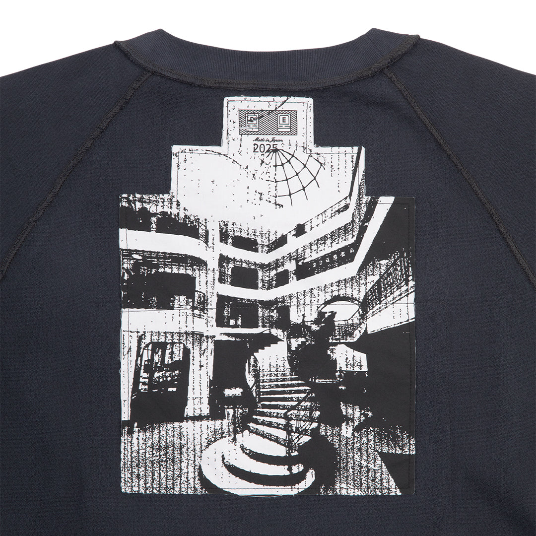 MD P2P RAGLAN LONG SLEEVE(CHARCOAL)