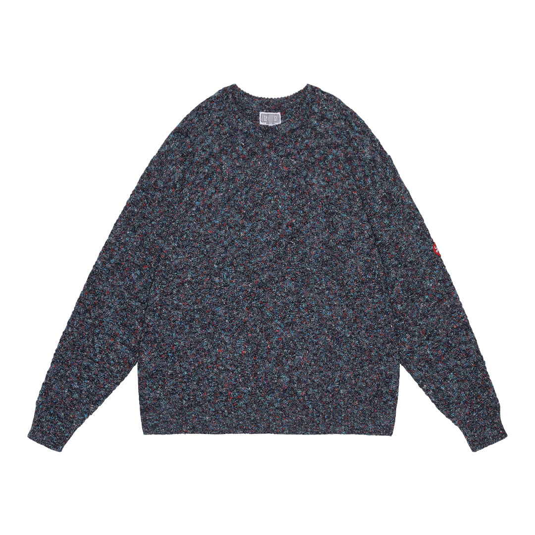 MIX COLOURS LOOSE KNIT(GREY)