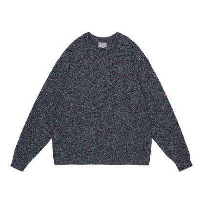 MIX COLOURS LOOSE KNIT(GREY)
