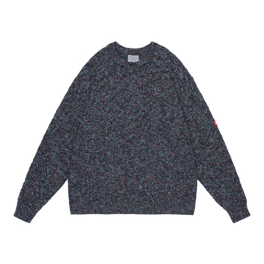 MIX COLOURS LOOSE KNIT(GREY)