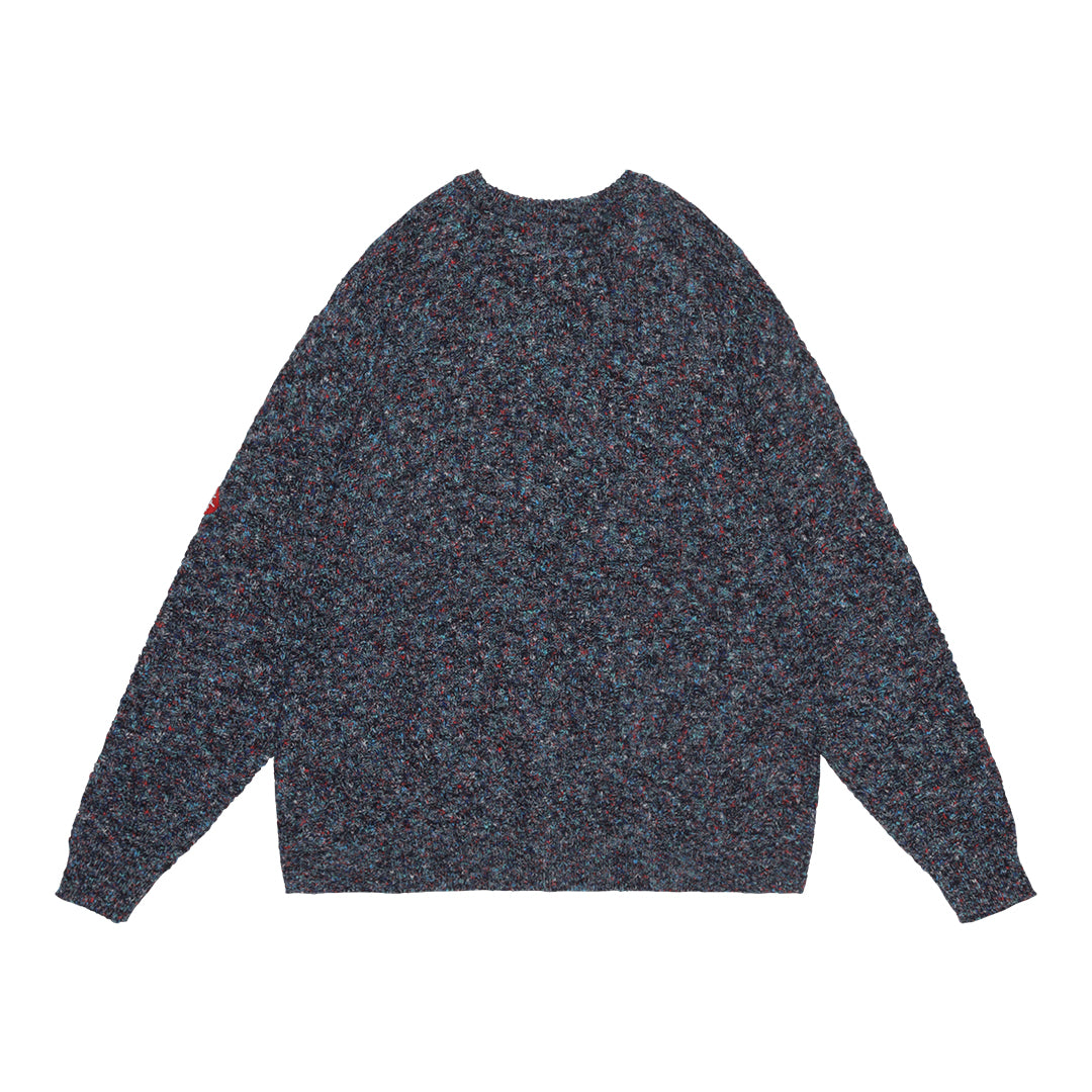 MIX COLOURS LOOSE KNIT(GREY)