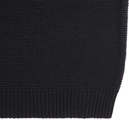 RAGLAN SLEEVE COTTON KNIT (BLACK)