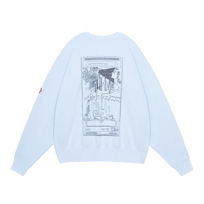 MD Ostension CREW NECK (BLUE )