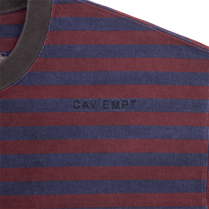OVERDYE STRIPE LONG SLEEVE (BROWN )