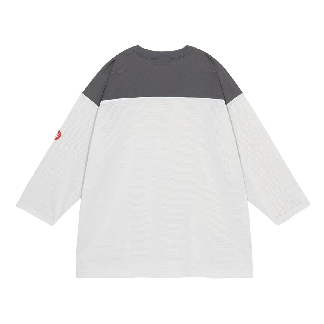 MESH FB CREW NECK (GREY)
