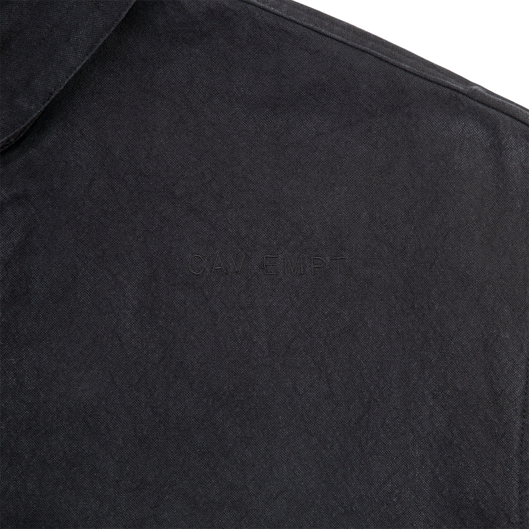 CANVAS CASUAL ZIP JACKET (BLACK)
