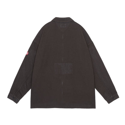WELT POCKETS ZIP SHIRT JACKET