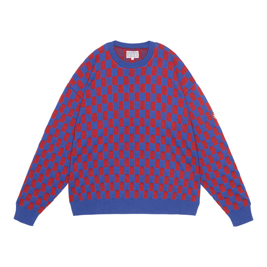 RECTANGULAR BLOCK KNIT