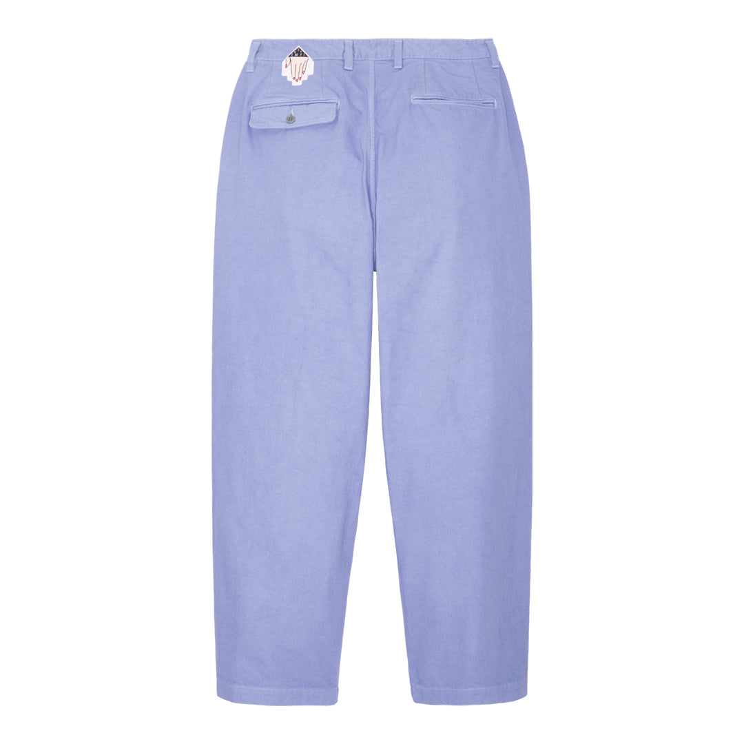 OVERDYE TWO TUCK PANTS PURPLE