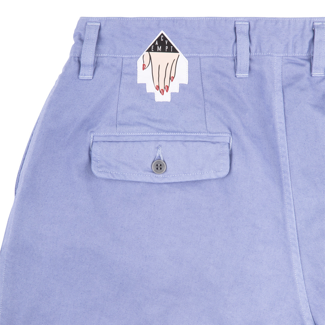 OVERDYE TWO TUCK PANTS PURPLE