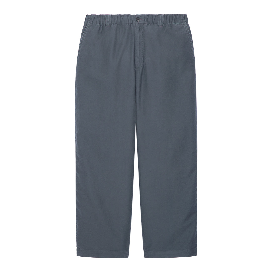 BRUSHED COTTON COMFORT PANTS (CHARCOAL )