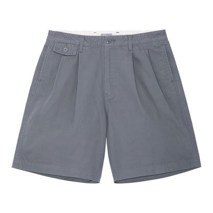 TWO TUCK SHORTS (GREY)