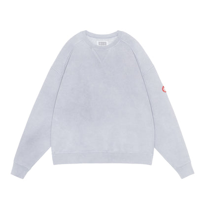 OVERDYE PANEL SHOULDER CREW NECK (GREY)