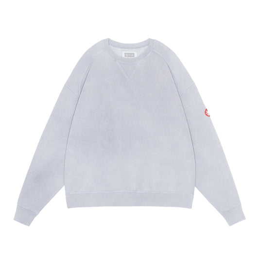 OVERDYE PANEL SHOULDER CREW NECK (GREY)
