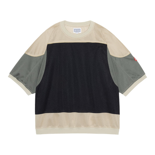 MD Temporal Distortion MESH SS TOP (BEIGE)