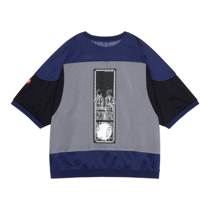 MD Temporal Distortion MESH SS TOP (NAVY)