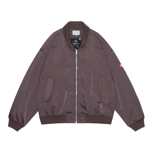 NYLON TWILL ZIP JACKET