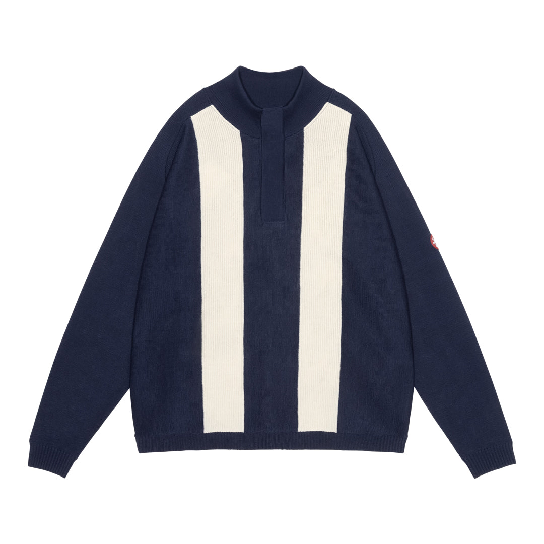 HALF BUTTON UP KNIT KNIT