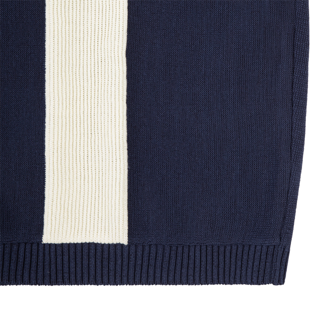 HALF BUTTON UP KNIT KNIT