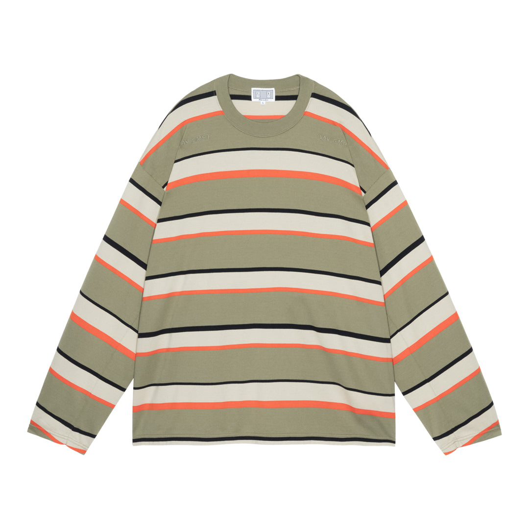 DISTINCTION STRIPE LONG SLEEVE T