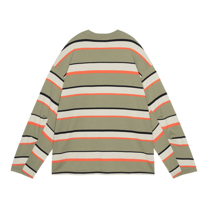 DISTINCTION STRIPE LONG SLEEVE T
