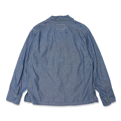 CORONA UTILITY EYELET SHIRT (CHAMBRAY)