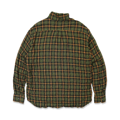PLAID ZIP SHIRT (GREEN / YELLOW)