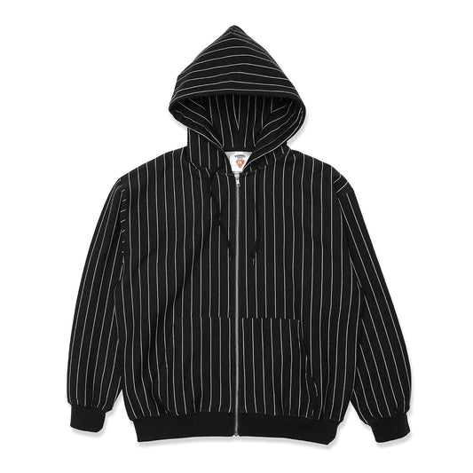 MP BASIC ZIP HOODIE (BLACK STRIPE)