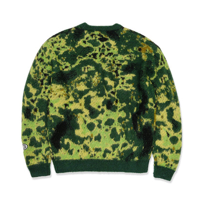TIE DYE JACQUARD SWEATER (GREEN/LIME)