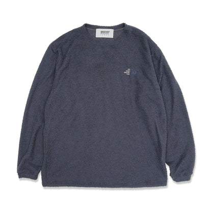 FLEECE L/S TEE (NAVY)
