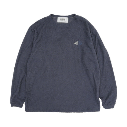 FLEECE L/S TEE (NAVY)
