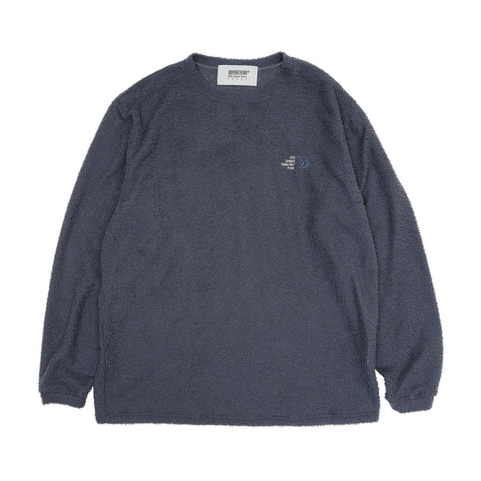 FLEECE L/S TEE (NAVY)