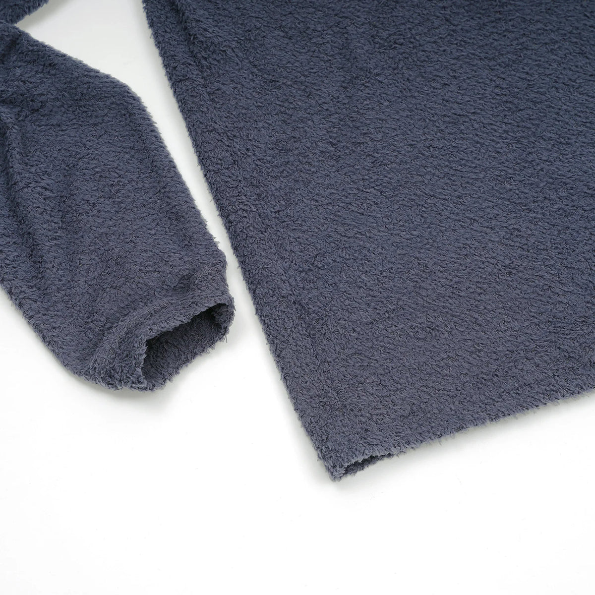 FLEECE L/S TEE (NAVY)