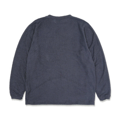 FLEECE L/S TEE (NAVY)