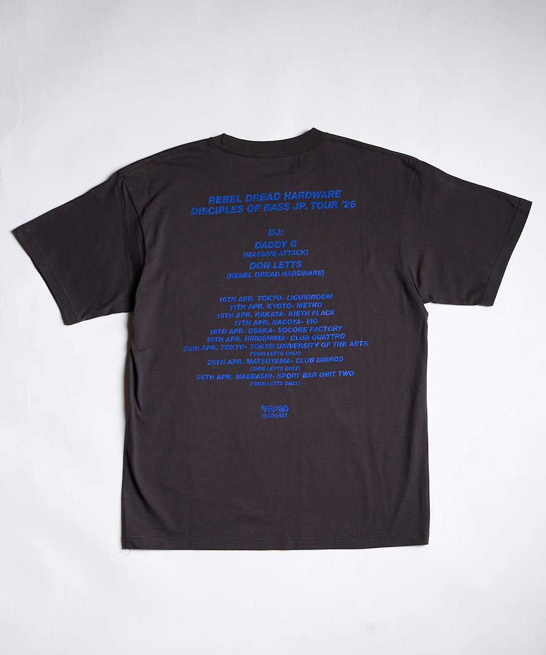 DADDY G x DON LETTS DISCIPLES OF BASS TOUR TEE version.1