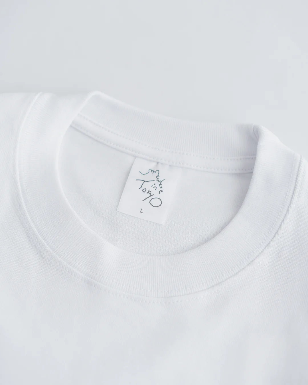 Wine Stain Sweatshirt Tee / Designed by SiT (WHITE)