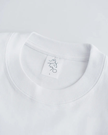 Wine Stain Sweatshirt Tee / Designed by SiT (WHITE)
