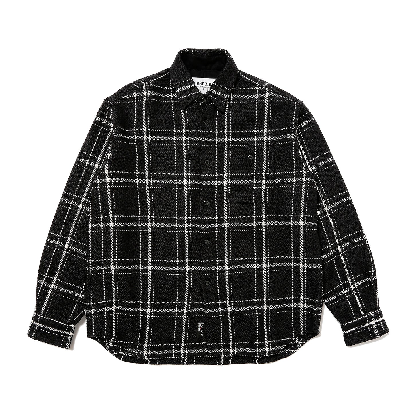 PLAID BLANKET SHIRT (BLACK)