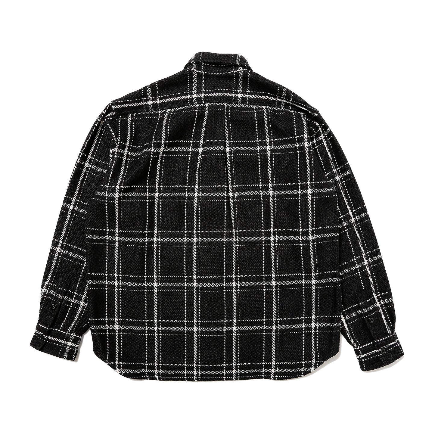 PLAID BLANKET SHIRT (BLACK)