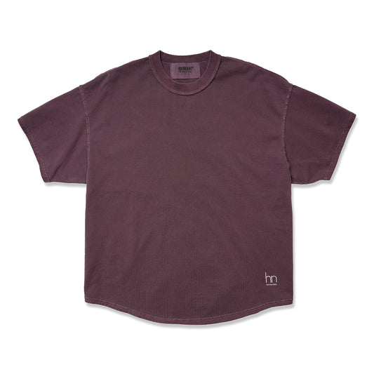 PIGMENT DYED S/S TEE (BURGUNDY)