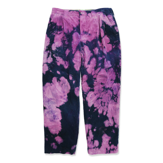 TIE DYE CORDUROY PANTS (PURPLE)