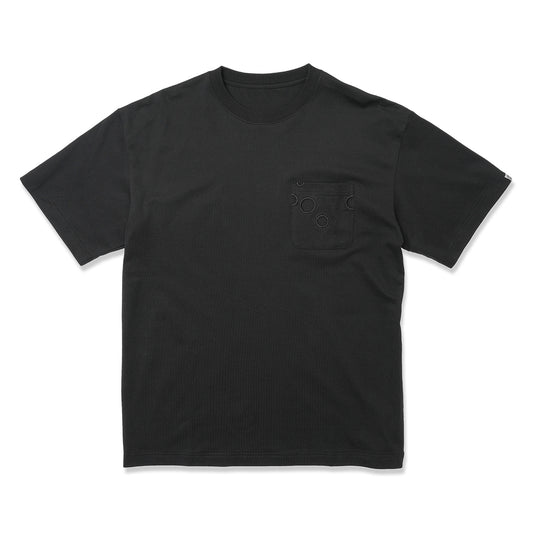 S/S PRINT TEE/CHEESE!!!(BLACK)