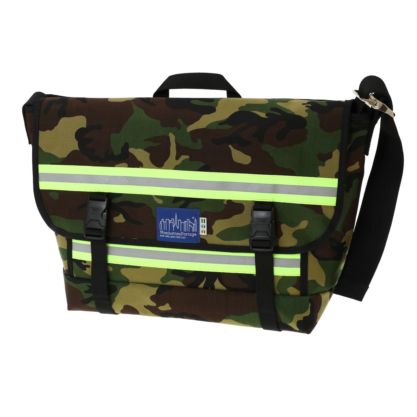 PRO BIKE MESSENGER BAG WITH STRIPES MD CONNECT (W.CAMO)
